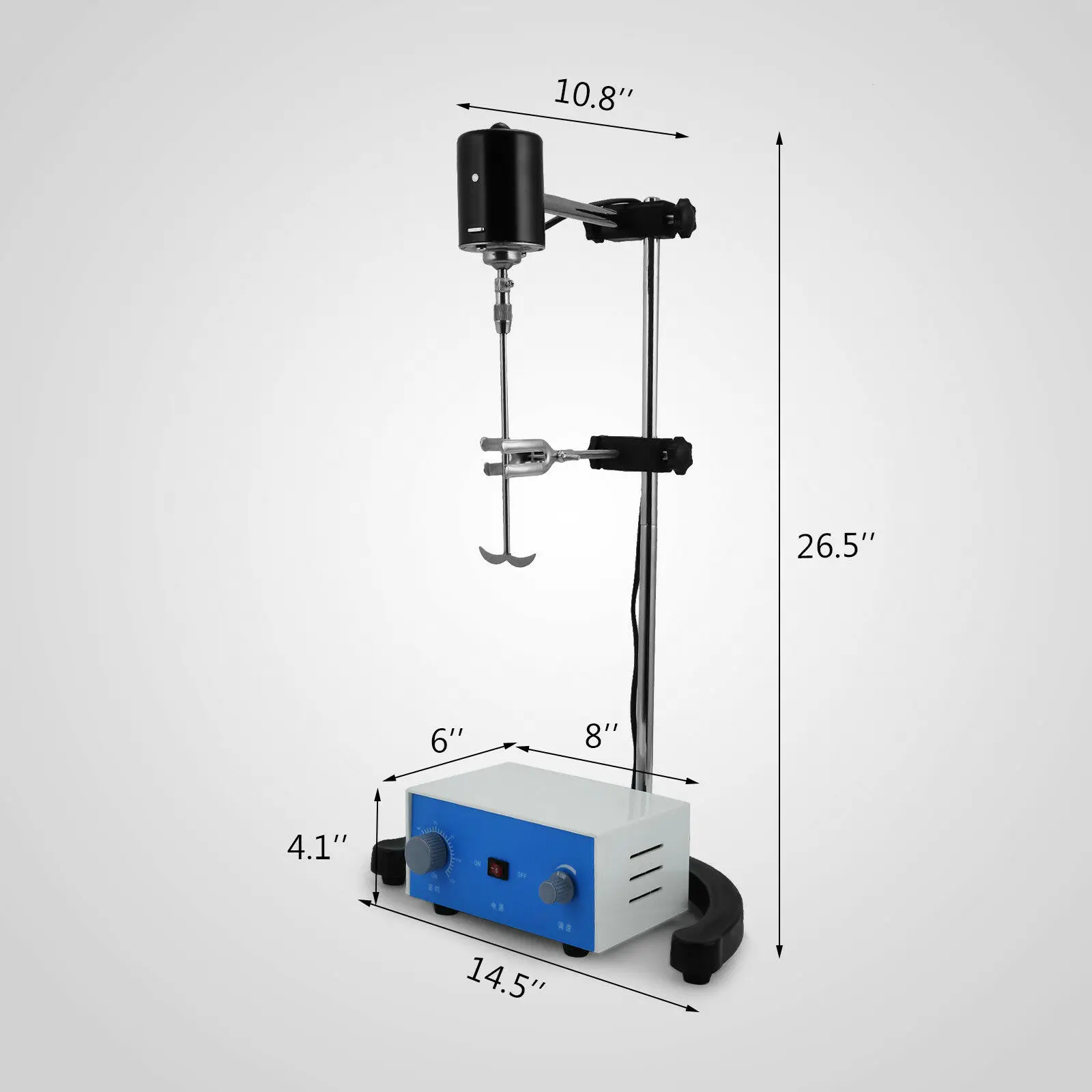 Электрическая верхнеприводная мешалка VEVOR смеситель с коррозионной
