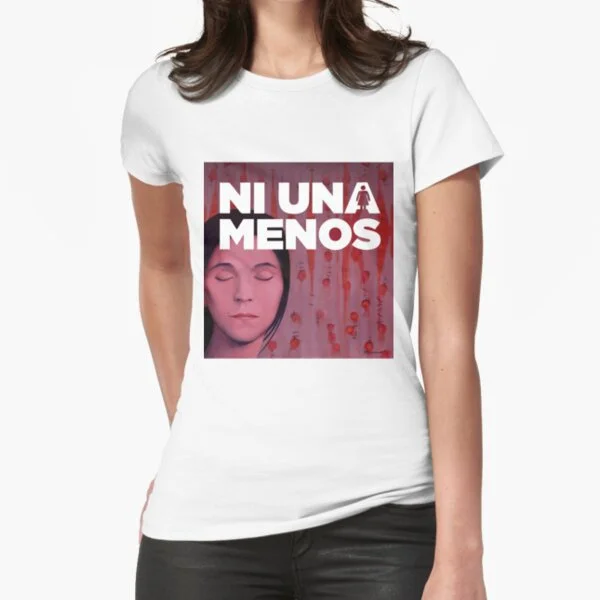 

Футболка с принтом Ni Una less