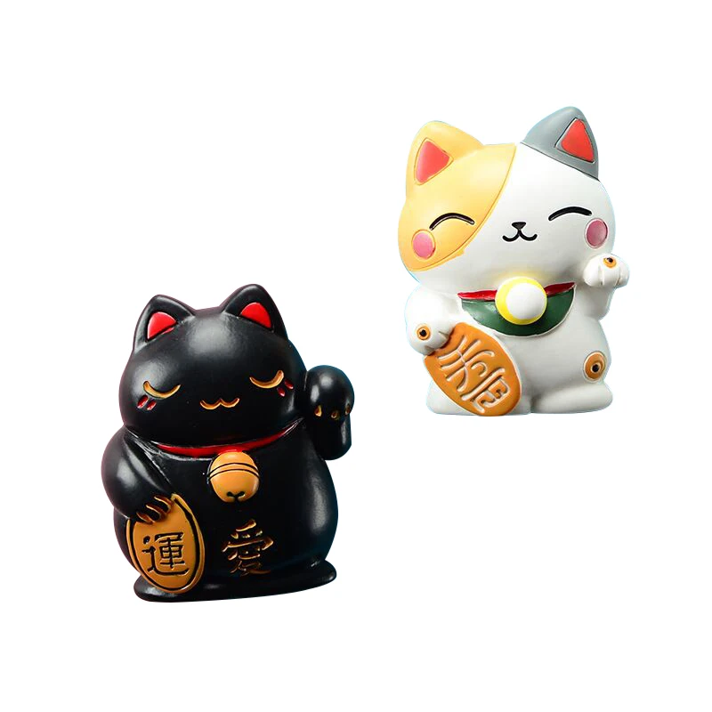 Японские магнитные наклейки на холодильник с изображением кошки|Магниты