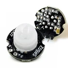 Модуль Мини-датчика движения SR602, пироэлектрический инфракрасный PIR комплект, кронштейн y-выключателя для Arduino сделай сам с объективом TSLM2