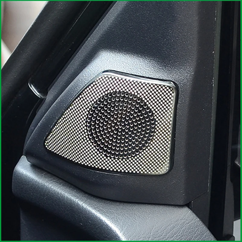 Фото Для Mitsubishi Pajero V87 V97 V93 2016-2020, внутренняя передняя дверь, колонка A-pillar, громкий динамик, звуковой сигнал, крышка, наклейка, отделка №4