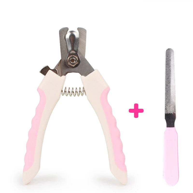 

Dog Nail Clippers for Small Medium Breeds and Cat Nail Clippers with Nail File , Cat Dog Nail Clippers Grooming Kit Dog Supplies