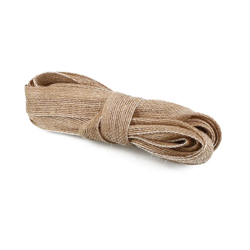 Свадебные ленты 10 мм x 5 м шпагат Hessian аксессуары рулон Шелковый атласный