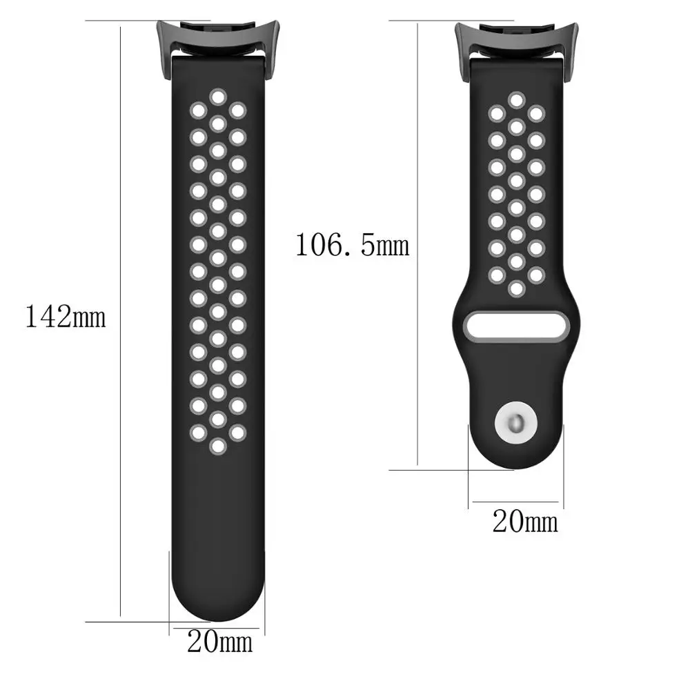 Часы с силиконовым браслетом, сменный ремешок для samsung gear Fit 2 Pro/Fit2 Pro R365, ремешок для наручных часов