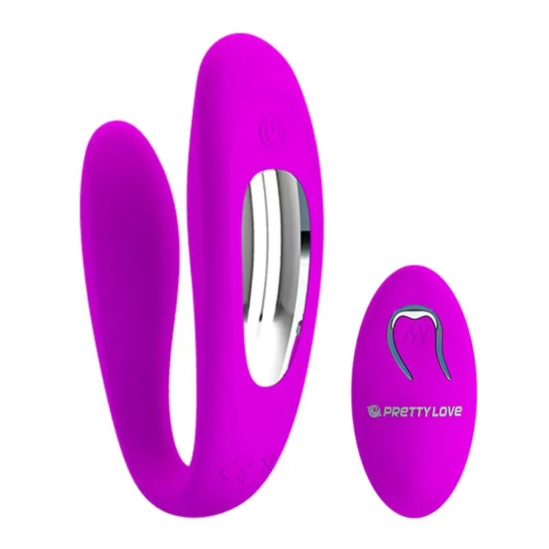 Вибратор U образный беспроводной с дистанционным управлением массажер для G spot