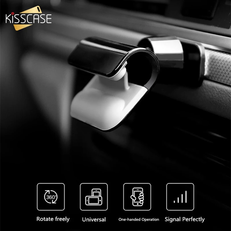 

2020 New Gravity Clip Car Phone Holder For iPhone 12 Max 11 Pro SE 2020 XR 8 360 Rotatable Car Bracket Dashboard GPS Phone Stand