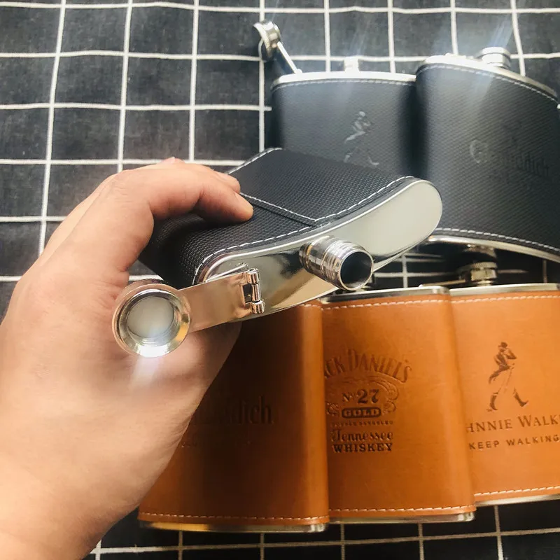 Mini 7 унций металла произведенный на одной винокурне Воронка и чашек из