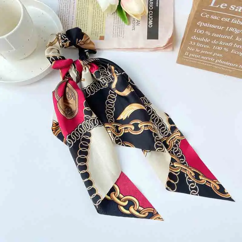 

Candy Color Women Hair Scrunchie Bows Ponytail Holder Hairband Bow Knot Scrunchy Hair Bands for Girls Hair Ties Hair Accessories