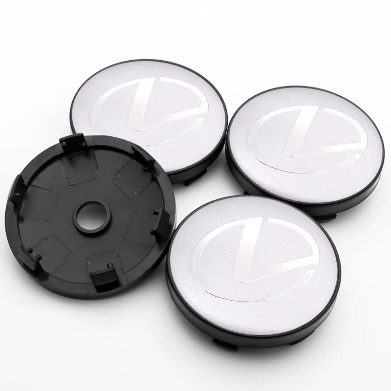 

Car accessories 4 pcs of 60mm ABS plastic hub center hub caps Rim hub caps are suitable for LEXUS- car decoration modification