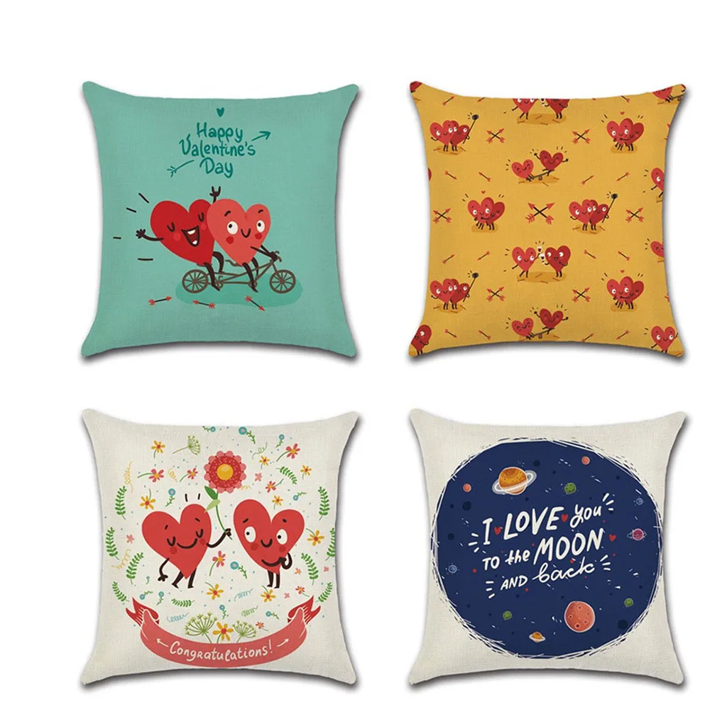 Ко Дню Святого Валентина Тема белье Диван Декоративные любовь наволочка для