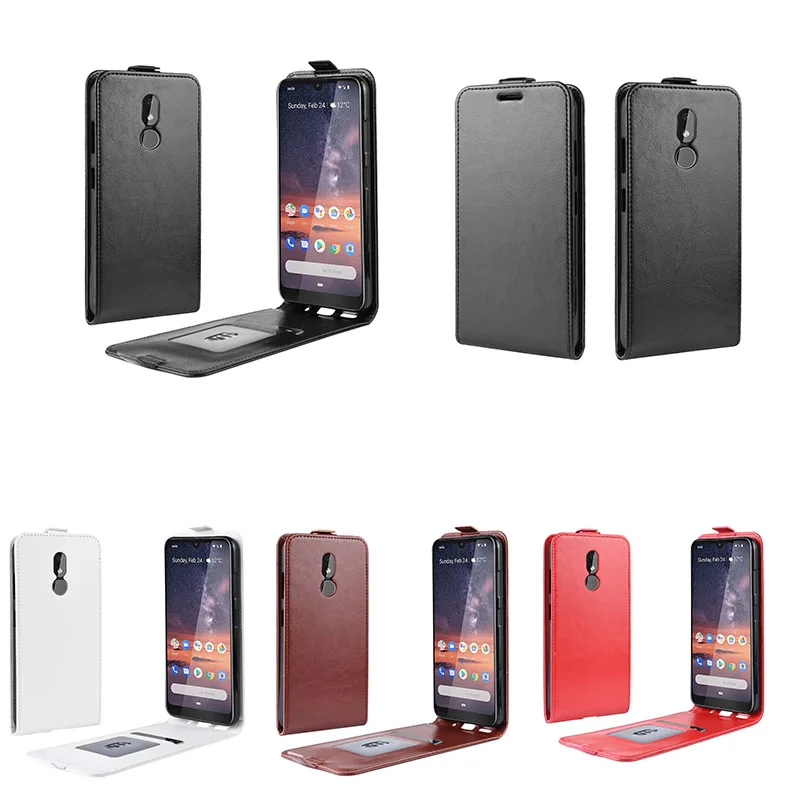 Флип чехол для Nokia 3 1 плюс 2 5 6 2018 4 2019X6 7 Plus 8 9 чистый вид из искусственной
