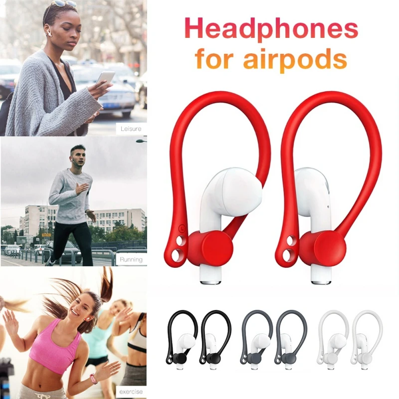 Силиконовый крючок для наушников с Bluetooth airpods 1/2 зажим петли сменный гарнитуры