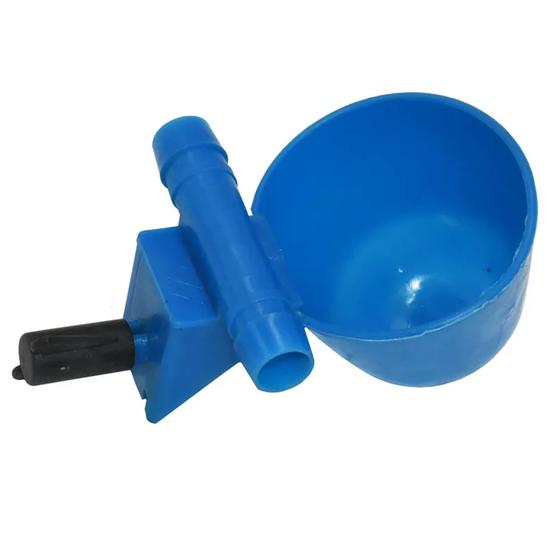 

50 Pcs Poultry Drinker Chicken Hanging Cup Drinking Fountains Birds Quail Water Bowl Drinker Cups Plastic Automatic Drinker