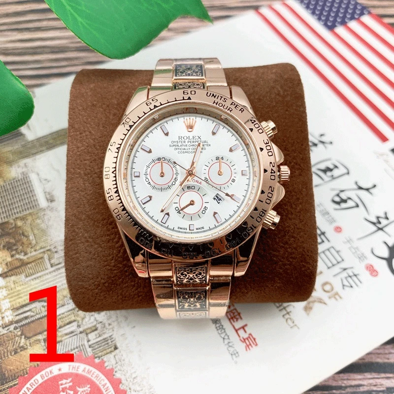 

Fashion Men's Luxury Designer Watch Quartz Classic Black Watch Steel Band Luxury Calendar Business Brand Watch Men's Gifts 080