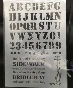 29*21 см А4 буквы алфавита DIY, многослойные трафареты, настенная живопись, раскраска для скрапбукинга, тиснение, декоративная открытка для альбома, шаблон