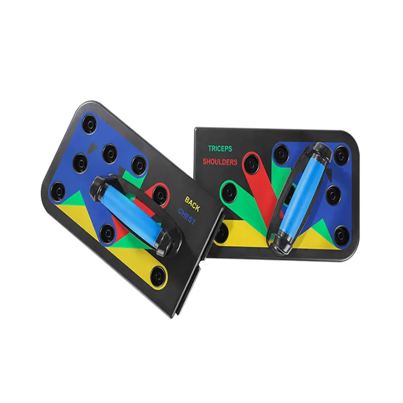 9 in 1 Push Up Rack Training Board ABS Foldable Strengthen Muscle Exercise Support Equipment for Body Building | Спорт и развлечения