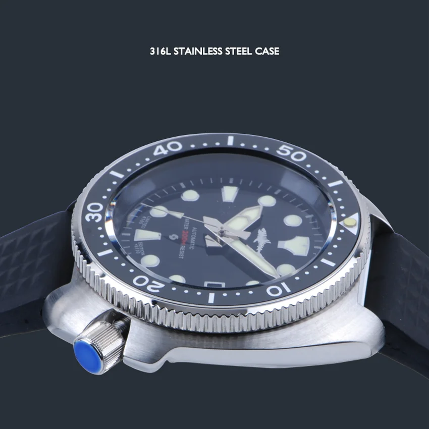 Мужские наручные часы HEIMDALLR для дайвинга мужские автоматические механические