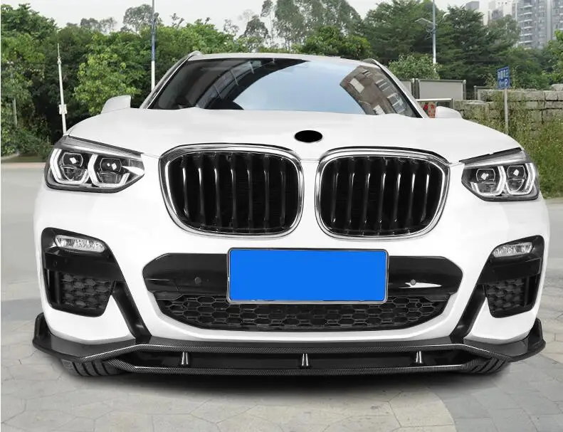 Новый G01 X3 ABS Краски автомобильный удлинитель переднего бампера диффузор спойлер