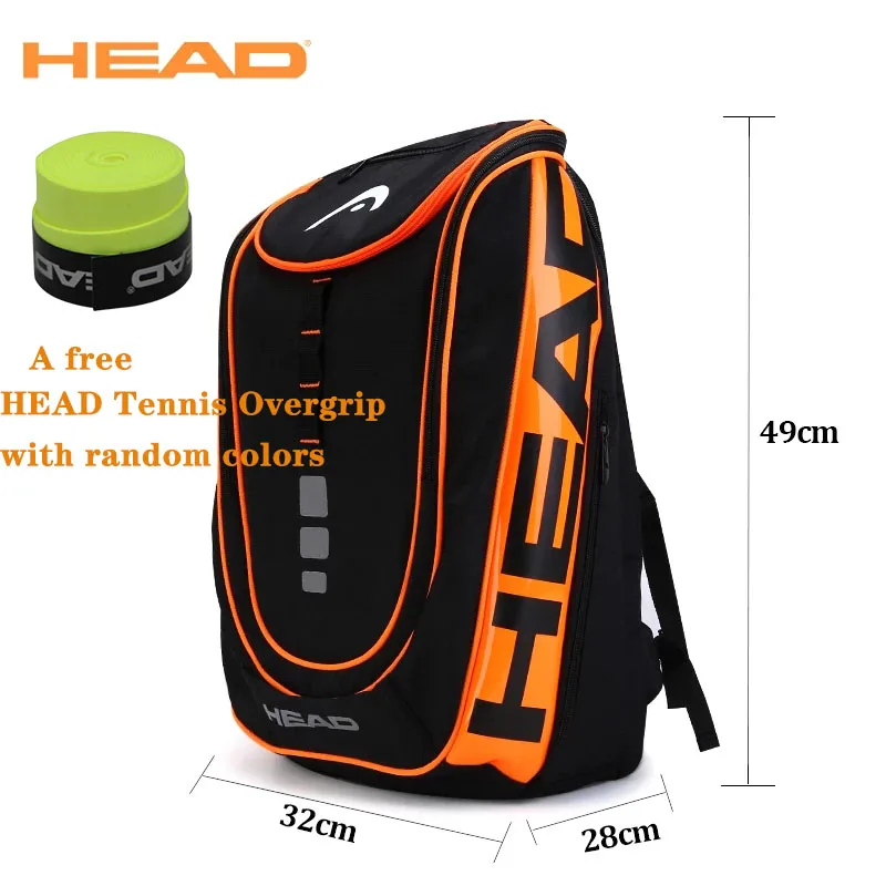 

Head Tennis Bag Backpack Outdoor Sport Bag Tennis Racket Bag Raqueta Tenis Head Backpack Original Tennis Backpack With Shoe Bag