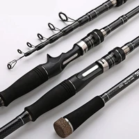 short section telescopic fishing rod carbon fiber casting for fishing 1 83 3m power mh ultra light spinning fishing tackle luya