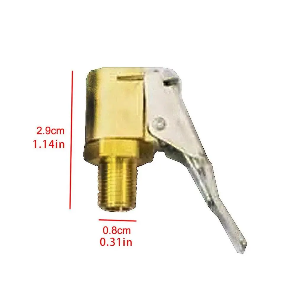 1 шт. Авто латунь 8 мм резиновые шины для колес Стикеры колеса патрон воздуха насос