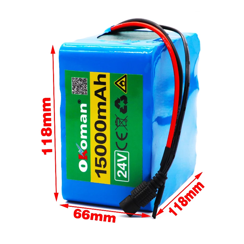 24v 15ah 6S6P литиевый аккумулятор 25 2 V 15000mAh литий-ионный для велосипеда 350w e велосипед