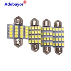 800 шт. 3528 1210 белый 16 SMD СВЕТОДИОДНЫЙ Автомобильный купольный гирлянда внутренние фонари лампы 31 мм 36 мм 39 мм 41 мм авто крыша багажника автомобиля DC 12 В