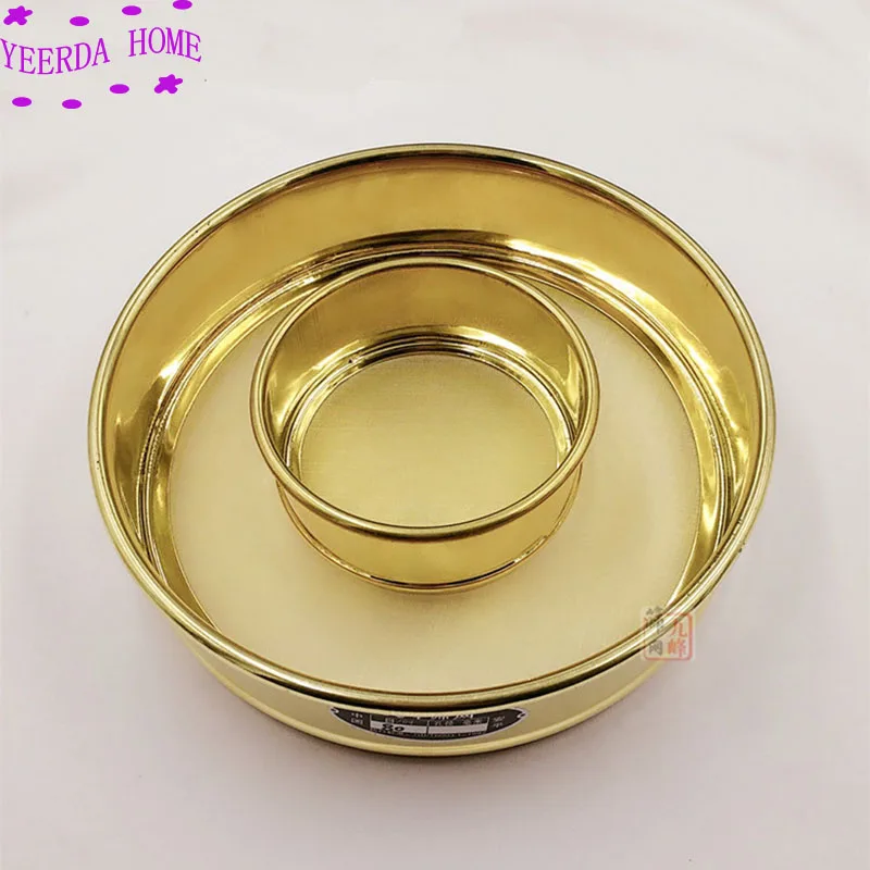 Полностью медное сито стандартное 60 Сетчатое для муки сверхтонкое Латунное 100