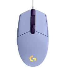Logitech G102 LIGHTSYNC RGB Colorful Backlit 200-8000DPI Adjustable USB Wired Gaming PC Mouse Mechanical Side Button Glare Mice