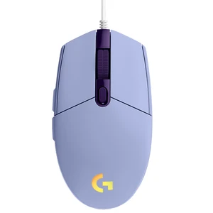 logitech g102 lightsync rgb colorful backlit 200 8000dpi adjustable usb wired gaming pc mouse mechanical side button glare mice free global shipping