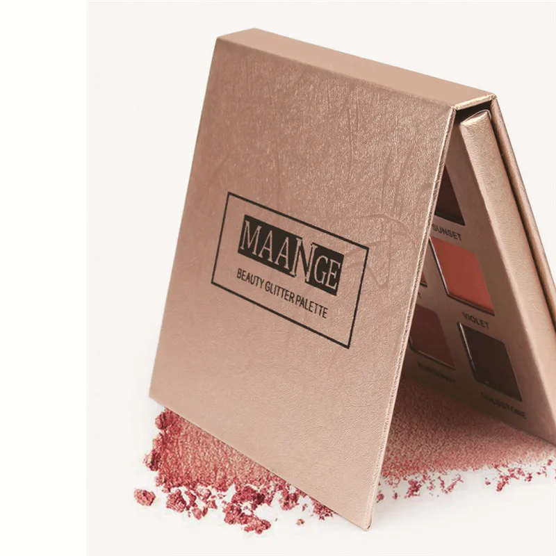 MAANGE матовые тени для век Палитра длительная блеск Тени 9 цветов макияж