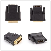 1pcs dvi d 241 dual link male to hdmi compatible female adapter converter high quality connector for pc ps3 projector tv box