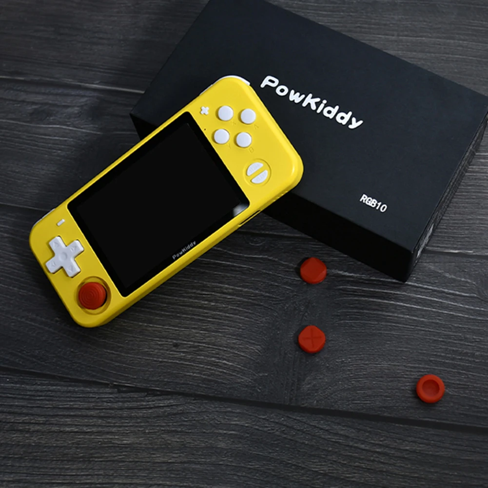 

POWKIDDY RGB10 Retro Game Console RK2020 Open Source System Pocket Game Console RK3326 chip Linux Retro Game Console Child Gift