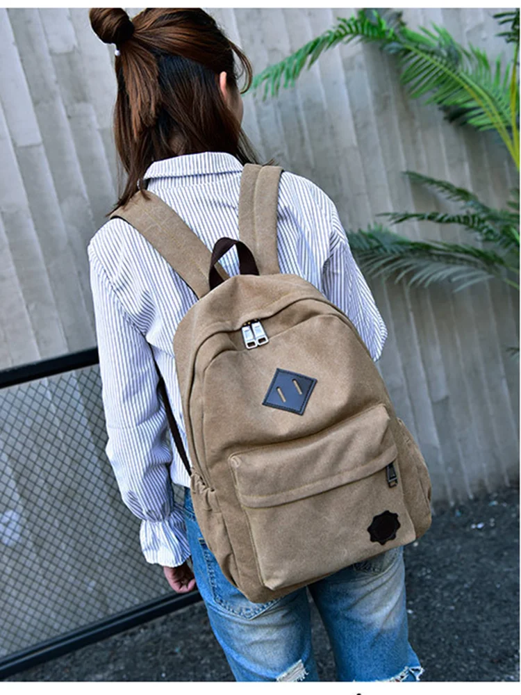 

2021 Large capacity Men Backpacks Casual Canvas school bags For teenage Boys laptop Travel Backpack waterproof bookbag male