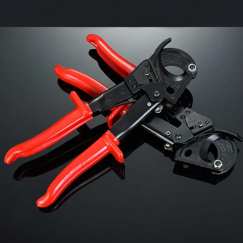 

Hs-520a Hs-325a Ratchet Cable Cutter Tools Plier 400mm2 Max Ratcheting Ratchet Cable Wire Cutter Plier