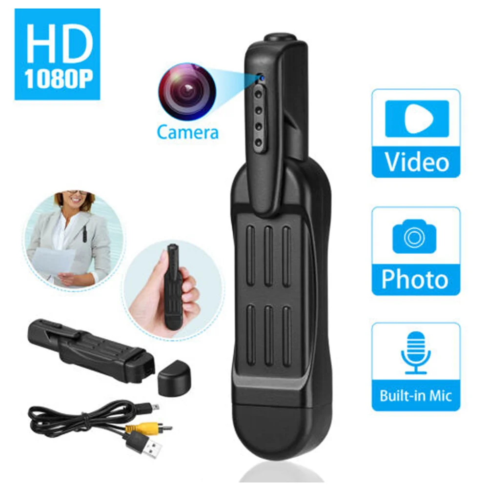 Портативная карманная мини камера 1080P ночная версия портативная ручка