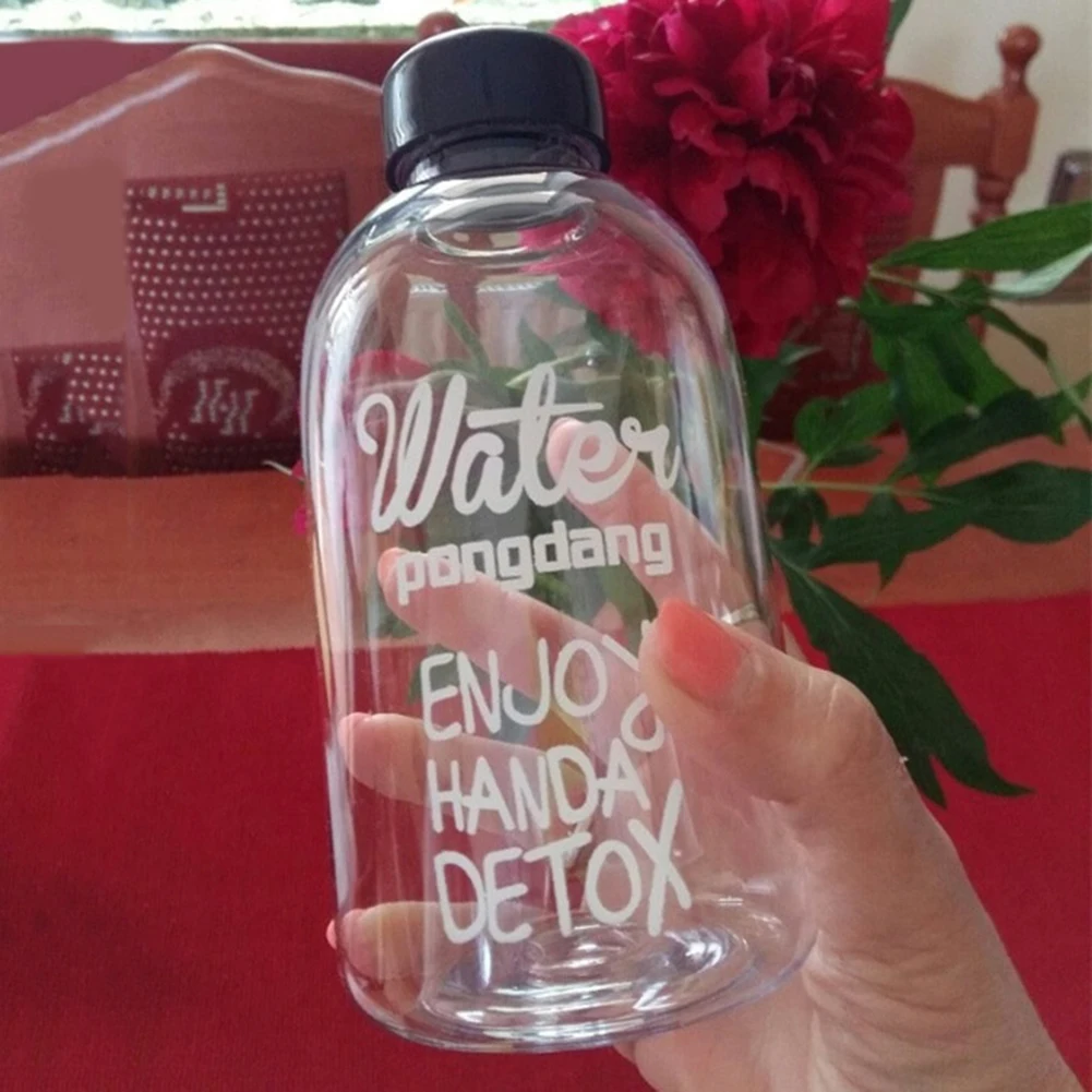 Новинка 600/1000 мл портативная BPA Спортивная бутылка для питьевой воды кемпинг Велоспорт Путешествия фруктовый лимонный сок Изысканная Ароматизированная большая бутылка