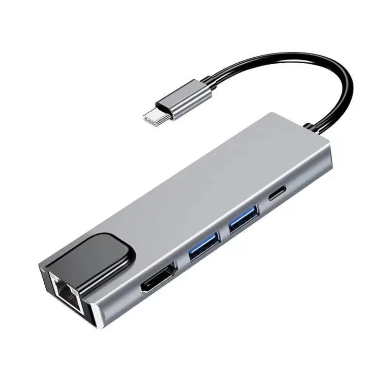 

USB-концентратор с зарядным устройством 4 порта USB 3,0 PD, RJ45