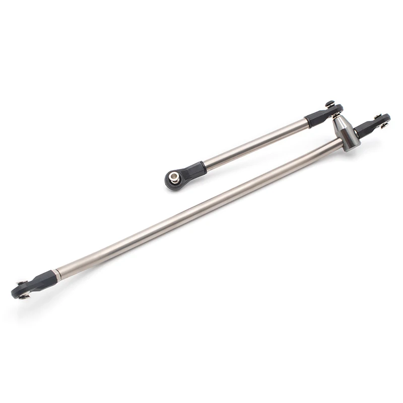 Varilla de amarre de Metal para coche teledirigido, varilla de empuje de direcci&oacute;n Wraith Axial de aleaci&oacute;n de titanio de 6mm, varilla de tracci&oacute;n de actualizaci&oacute;n para conectores de coches teledirigidos-0