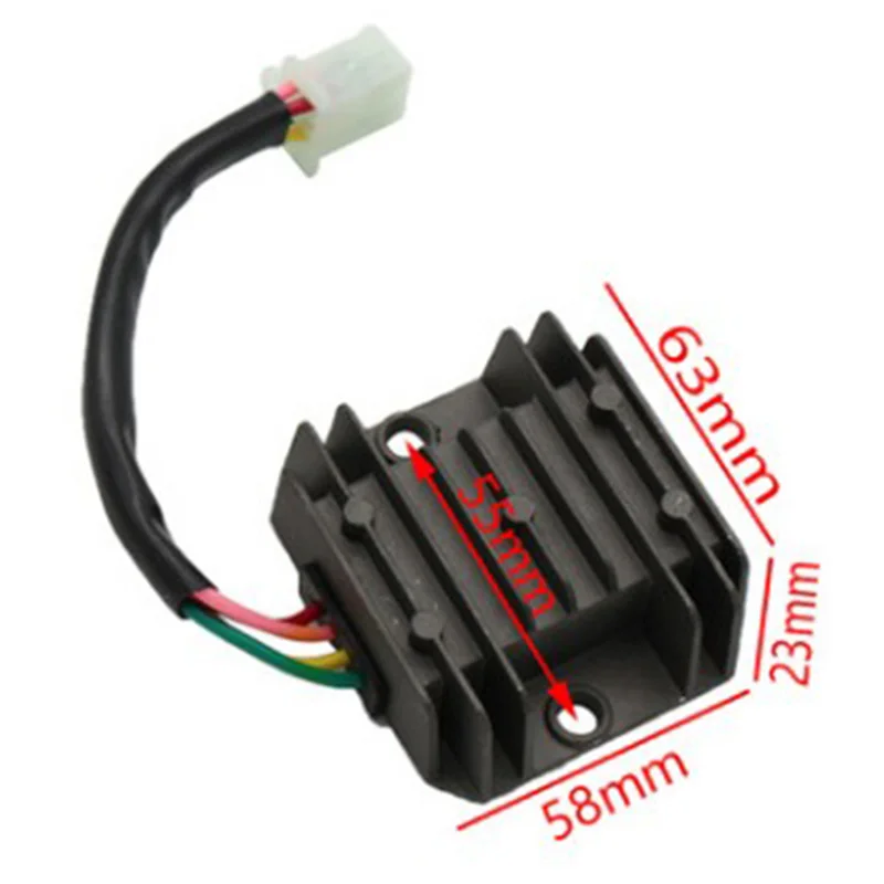 

Аксессуары, долговечные запасные части для выпрямителя, запчасти для сборки, раковина регулятора, 1 шт., черный углеродный Утюг для CG150cc