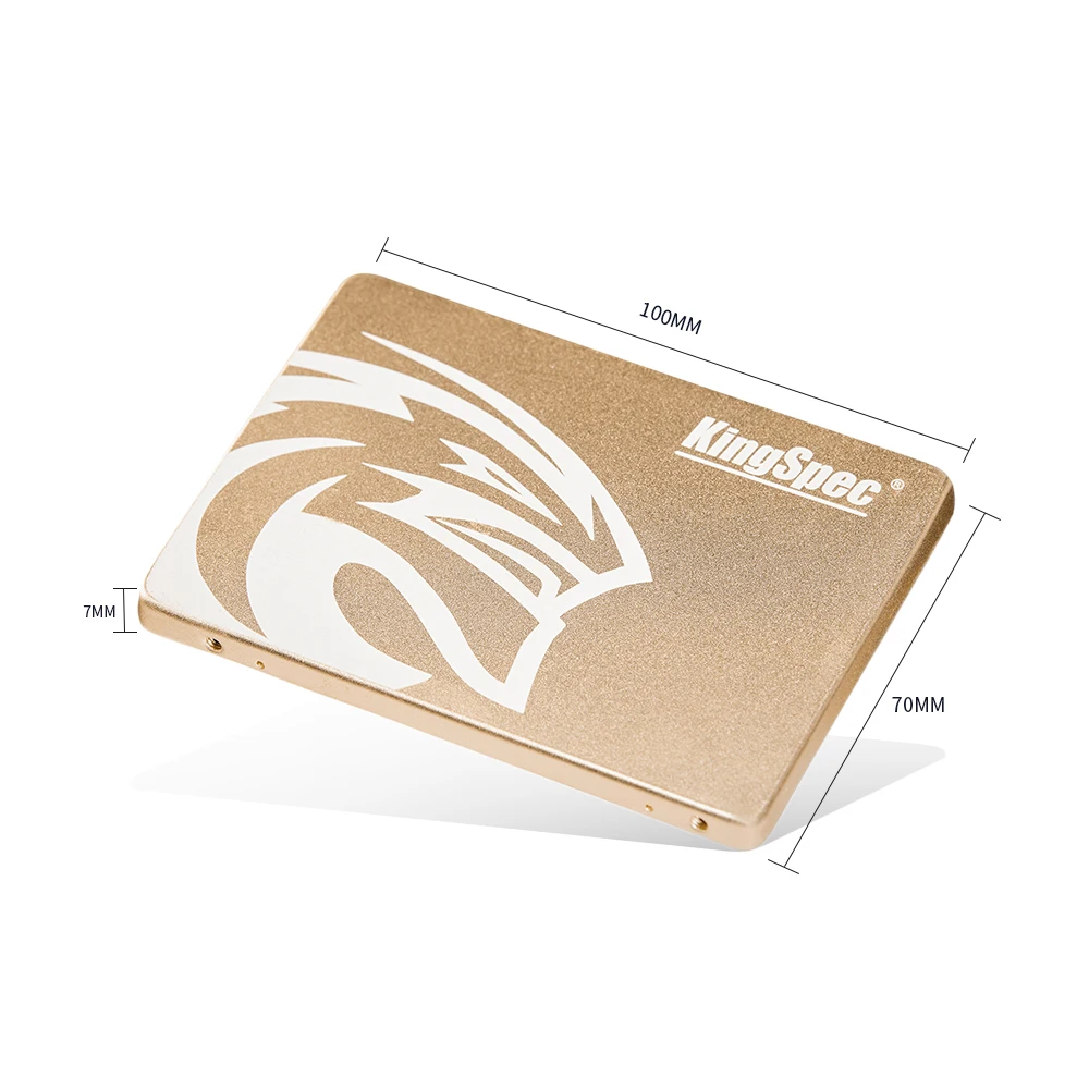 KingSpec SSD 480 ГБ 2,5 SATA 720 ГБ ssd SATA III 1 ТБ SSD hdd Внутренний твердотельный накопитель золотистый металл для настольного компьютера, ноутбука, ПК в подарок