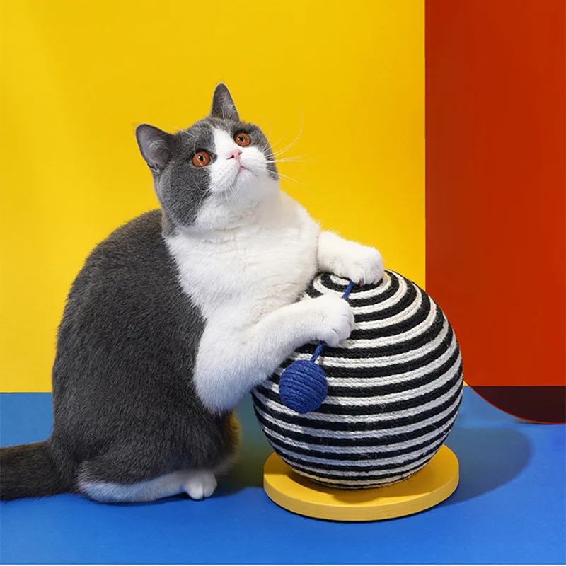

Cat Scratch Ball Protection Sofa Bite Scratch Resistant Cat Scratcher Durable Non-Dandruff Cat Scratcher Toy Cat Supplies