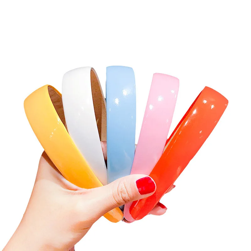 

Женская повязка для волос CN Boutique, яркие разноцветные широкие боковые повязки на голову для девушек и женщин, аксессуары для волос