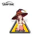 JumpTime 13x6,8 см для аниме Konosuba Megumin Ahegao, автомобильные наклейки, Солнцезащитная наклейка, мотоцикл, окна, аниме, виниловая пленка для автомобиля