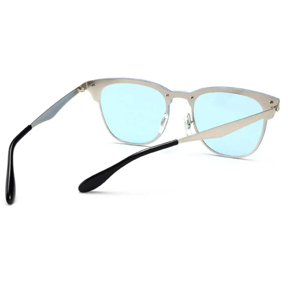 Солнцезащитные очки в металлической оправе для мужчин и женщин Модные Винтажные