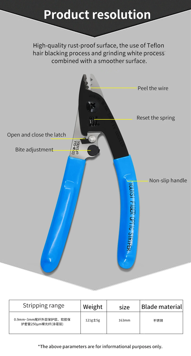 New high precision YYS-M102 Miller pliers fiber stripping three-port YYS-M103 | Мобильные телефоны и аксессуары