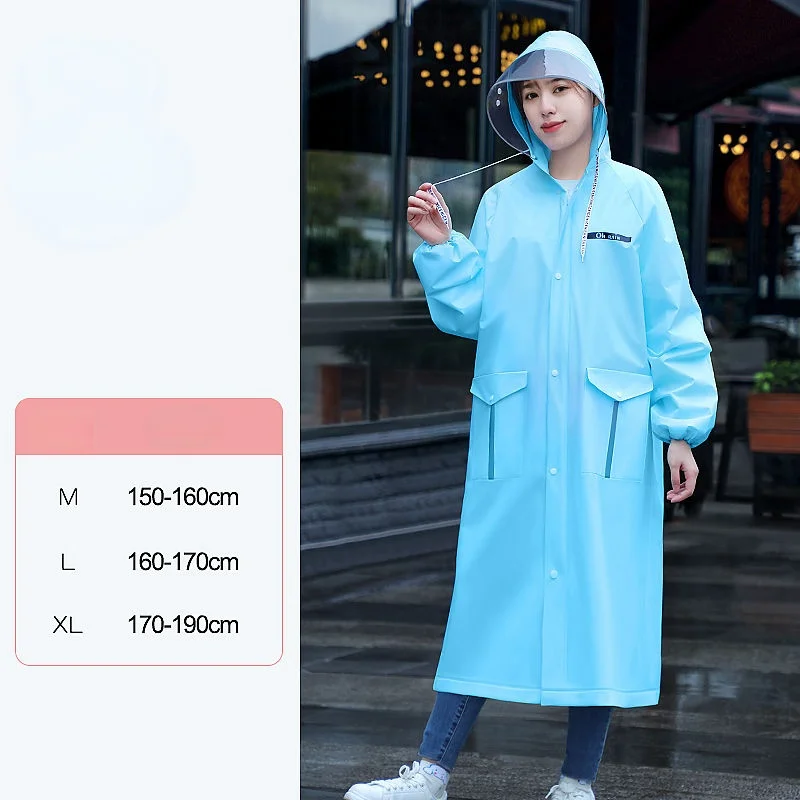 Плащ-пончо унисекс из ЭВА водонепроницаемый с капюшоном | Дом и сад