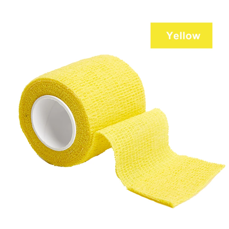 

Colorful Self Adhesive Elastic Bandage Wrap Tape Elastoplast for Finger Ankle Palm Shoulder Knee Support Pads Parts 4.5M