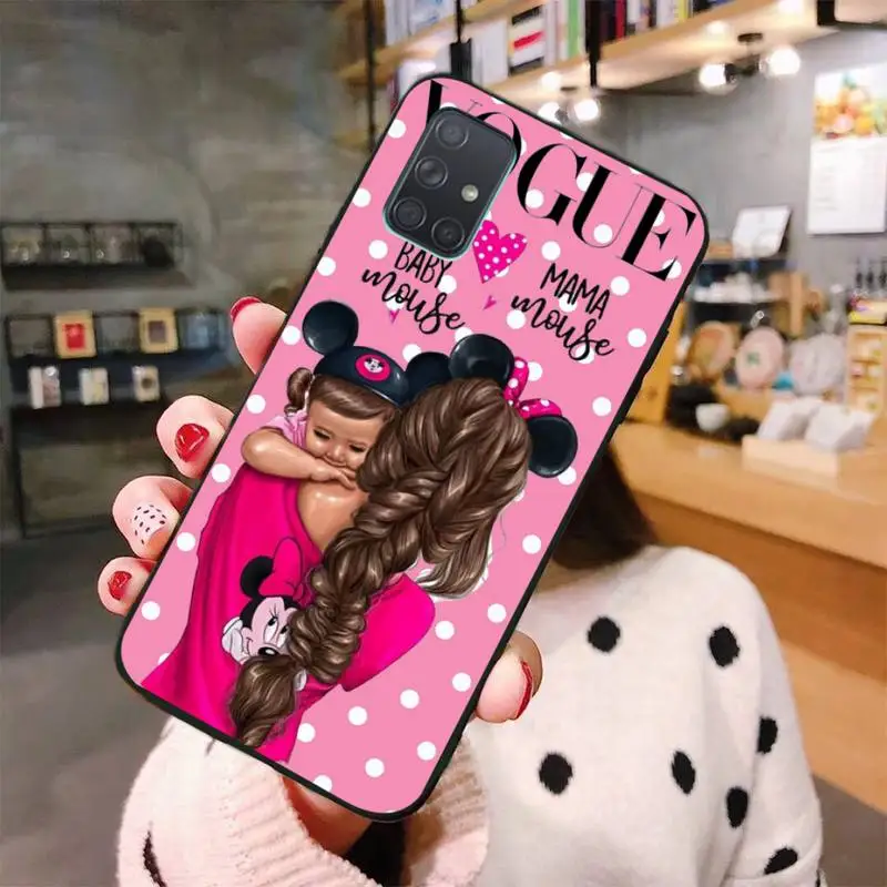 CUTEWANAN VOGUE маму Люблю сделай сам детская Роскошный чехол для мобильного телефона
