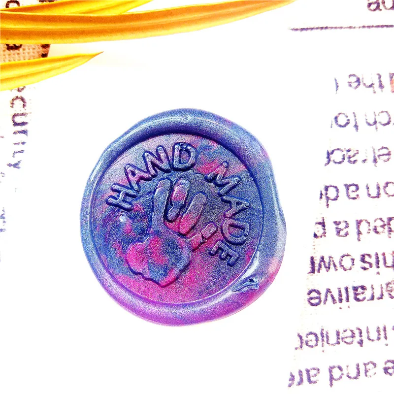 Ручной работы лого сделанный вручную восковая печать для конверта DIY